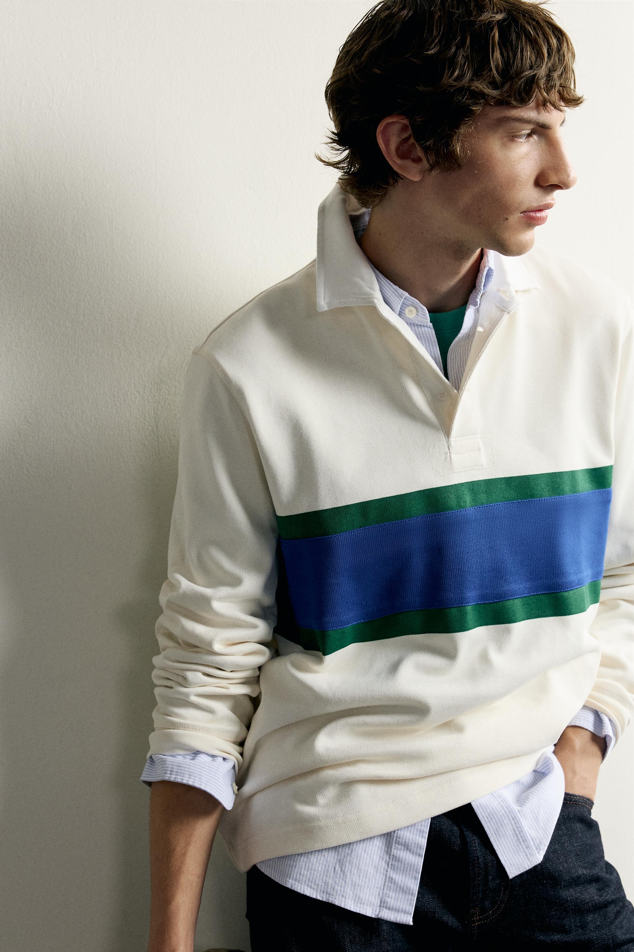 POLO BANDE CONTRASTE 0FR. PARIS X ZARA